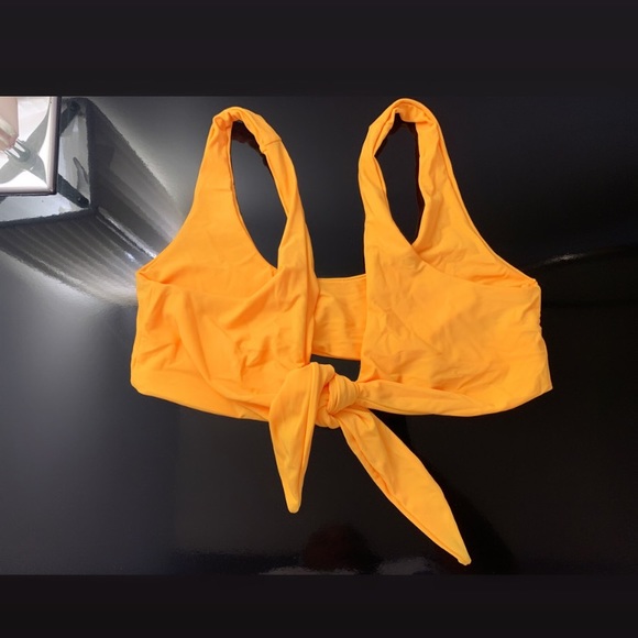Yellow Front Tie Bikini (L) - Picture 4 of 5